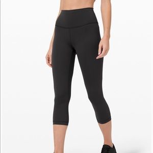 Lululemon Wunder High Rise Crop Leggings Sz6